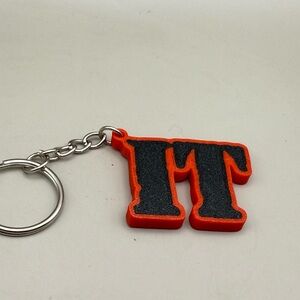 Red and Black IT Keychain